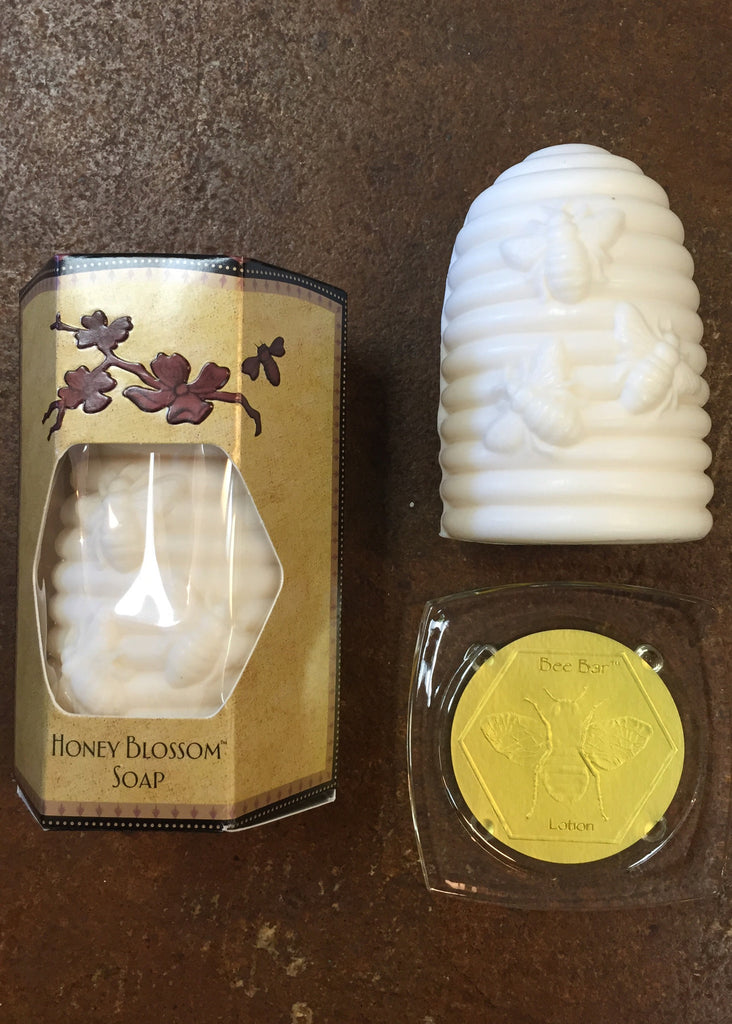 Bee Bar Honey Blossom Soap with dish - PETALS Design and Living Gifts